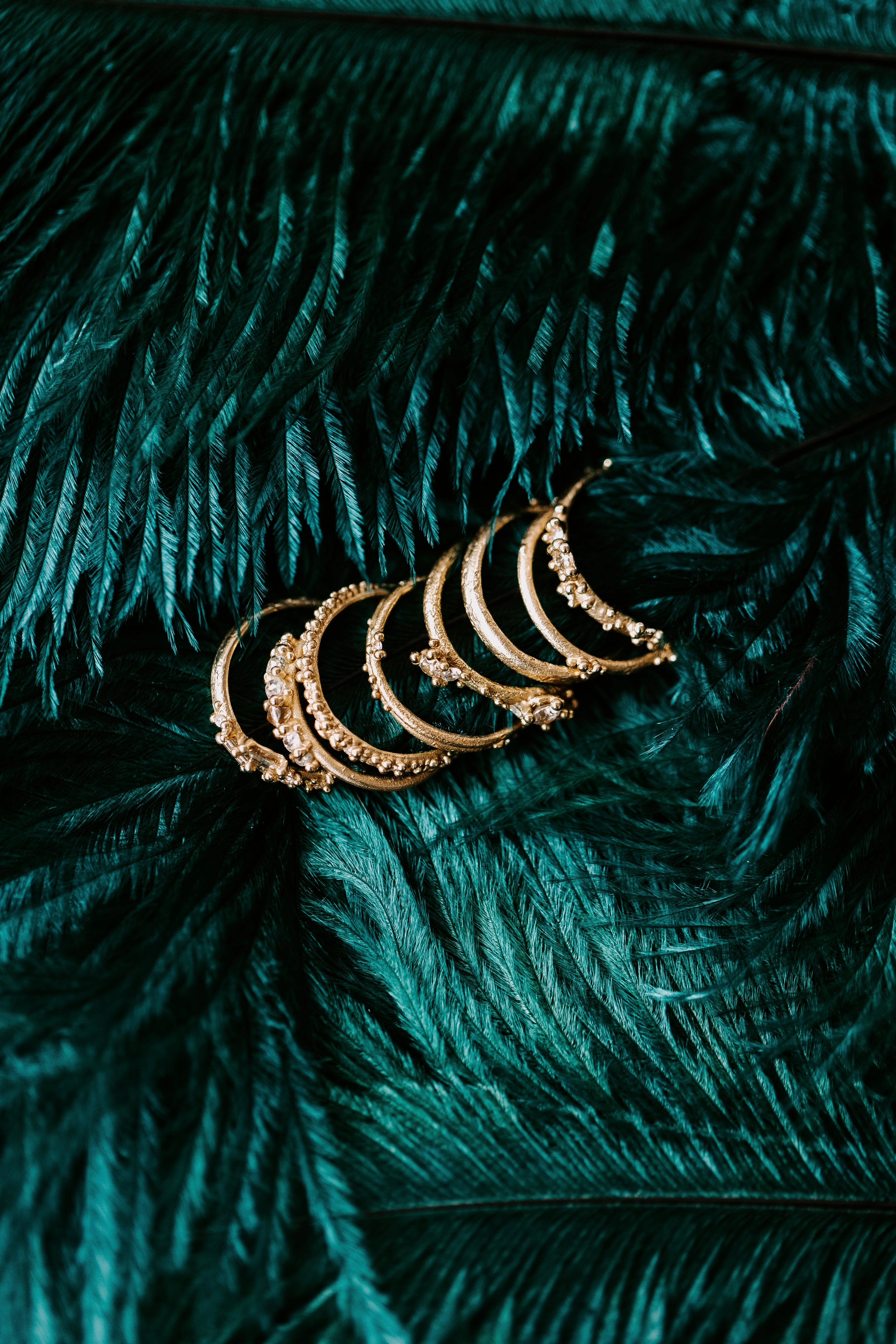 Analog Style Textured Half Round Wedding Band In Yellow Gold With A Diamond