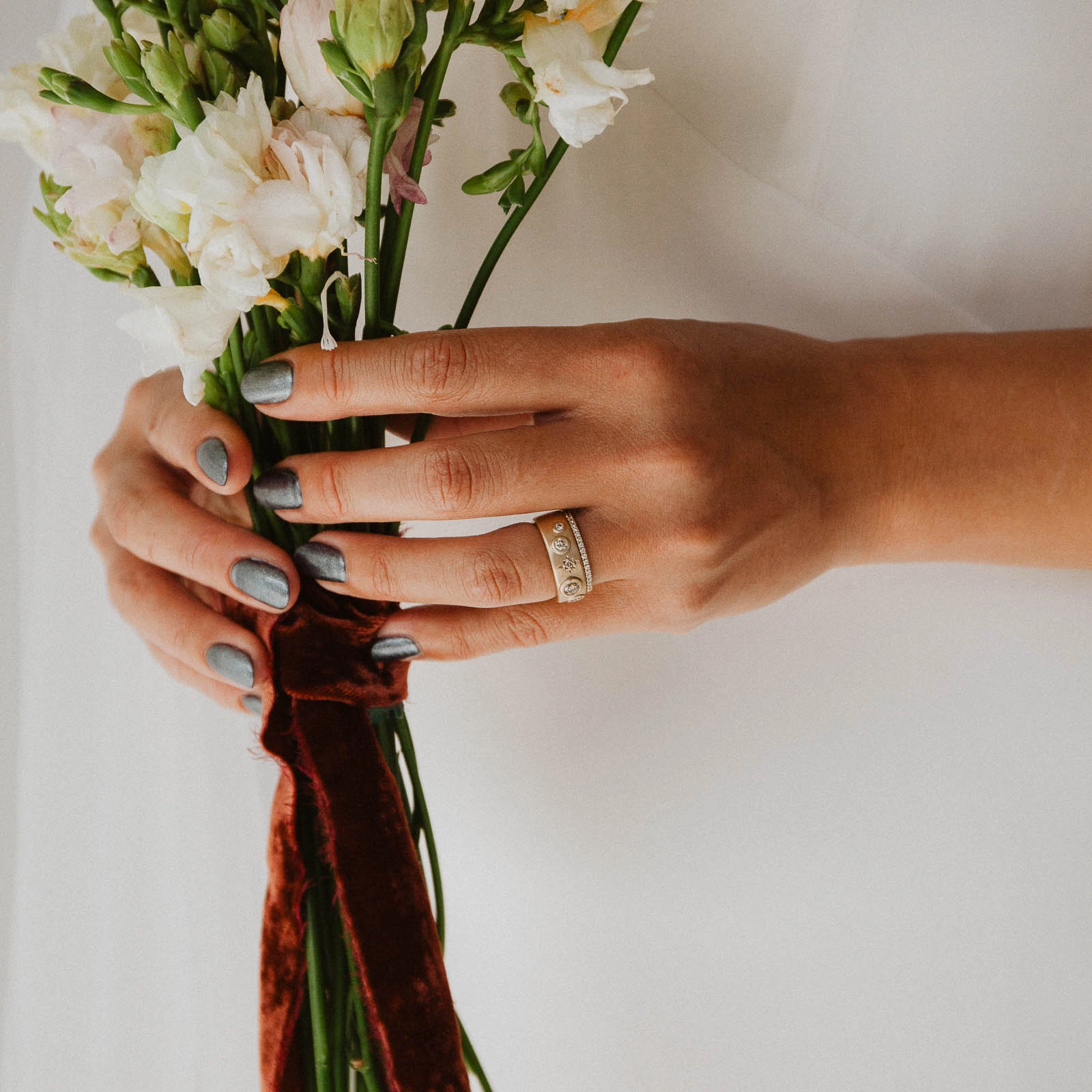 Polaris Ring - Champagne Diamonds Sparkling Accessory Multicolor Design