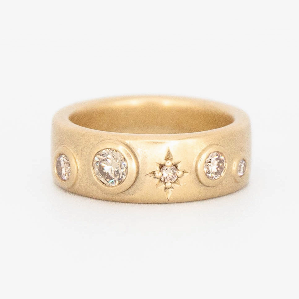 Polaris Ring - Champagne Diamonds Traditional Use