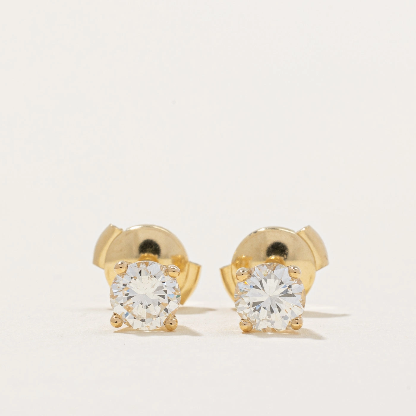 100 Ways' GIA Certified Diamond Stud Earrings | 0.86ctw SI2/I1 I | Special Style Luxury Touch Design