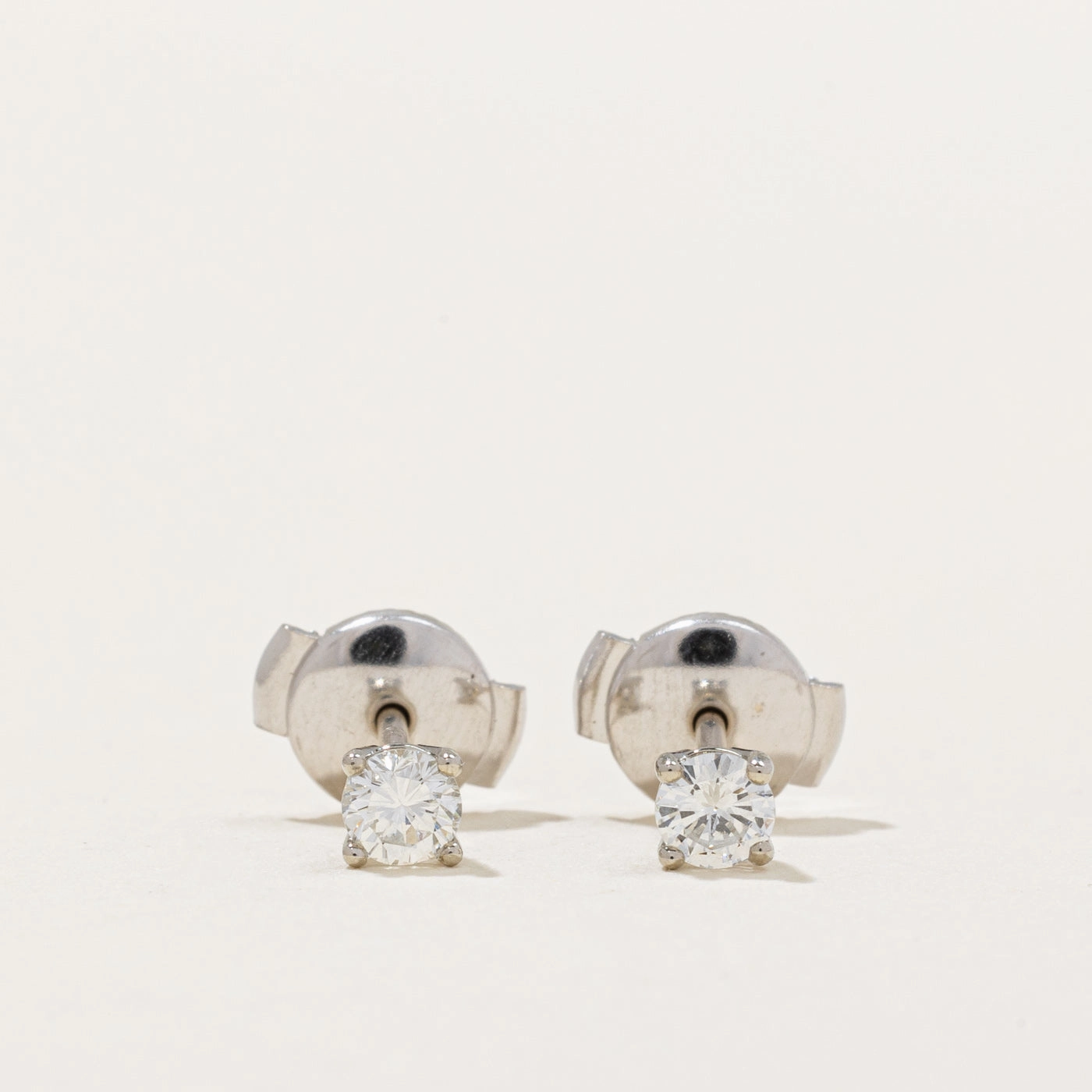 Modern Flair Lightweight Glam 100 Ways' 14k Diamond Stud Earrings | 0.43ctw I2 I |