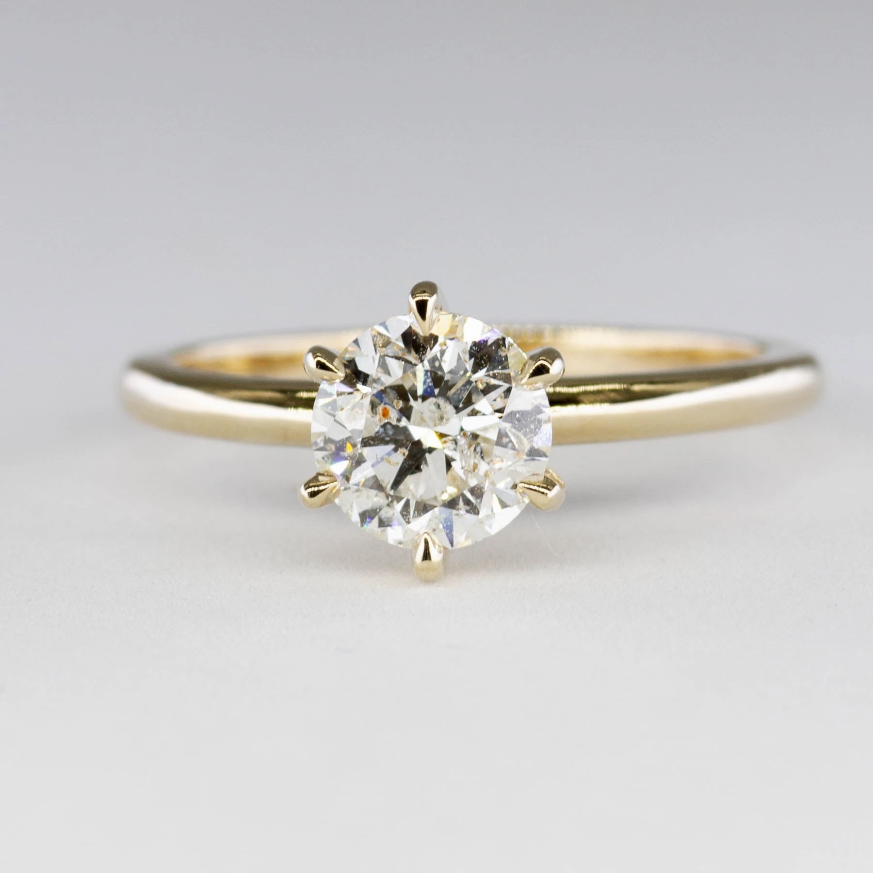 '100 Ways' Six Prong Diamond Solitaire | 1.18ct I1 H/I | SZ 6.75 | Elegant Outfit Sophisticated Vibe