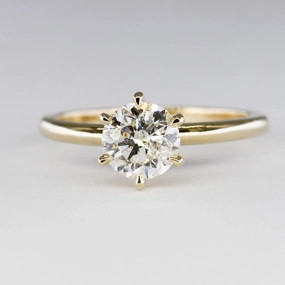 '100 Ways' Six Prong Diamond Solitaire | 1.18ct I1 H/I | SZ 6.75 | Formal Attire