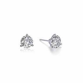 Lafonn 0.5ctw 3-Prong Martini Stud Earrings Party Favorite