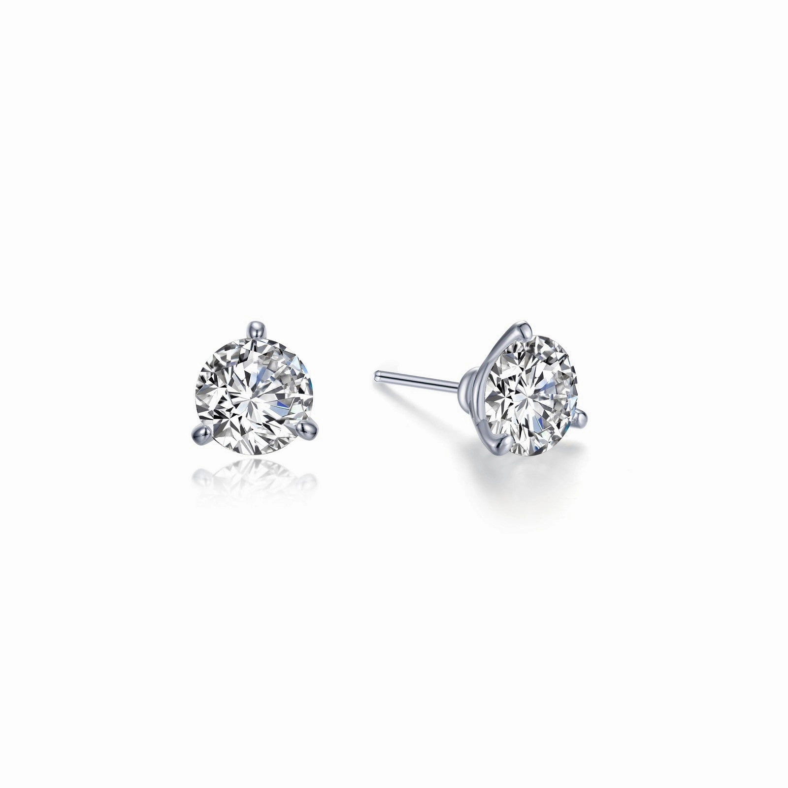 Lafonn 0.5ctw 3-Prong Martini Stud Earrings Party Favorite