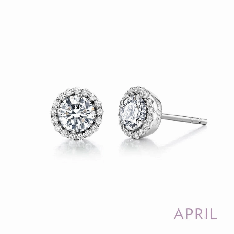 April Birthstone Earrings Soft Features