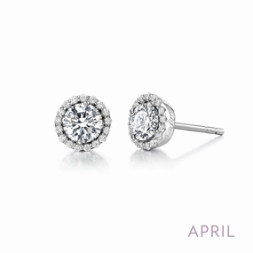 April Birthstone Earrings Soft Features