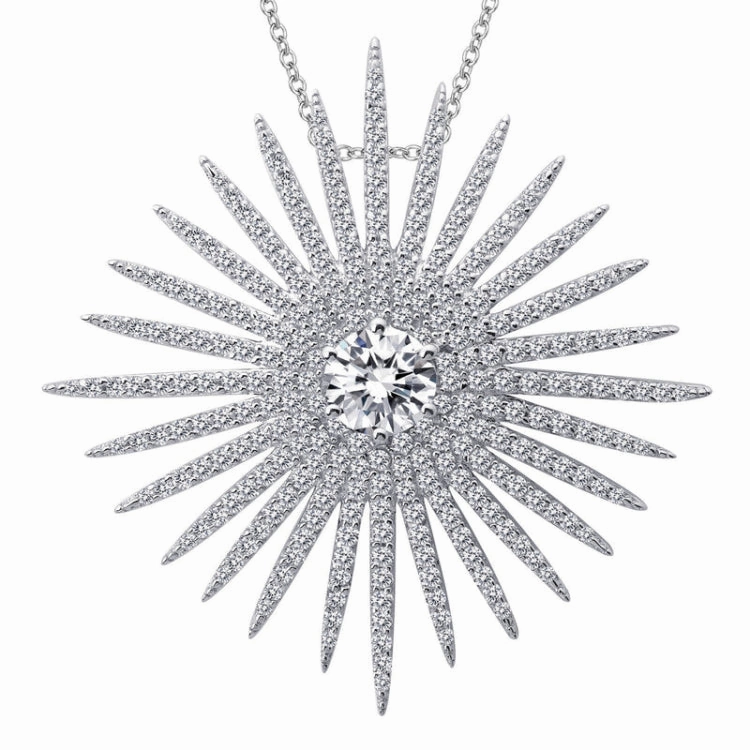 Sunburst Pendant Necklace Formal Night