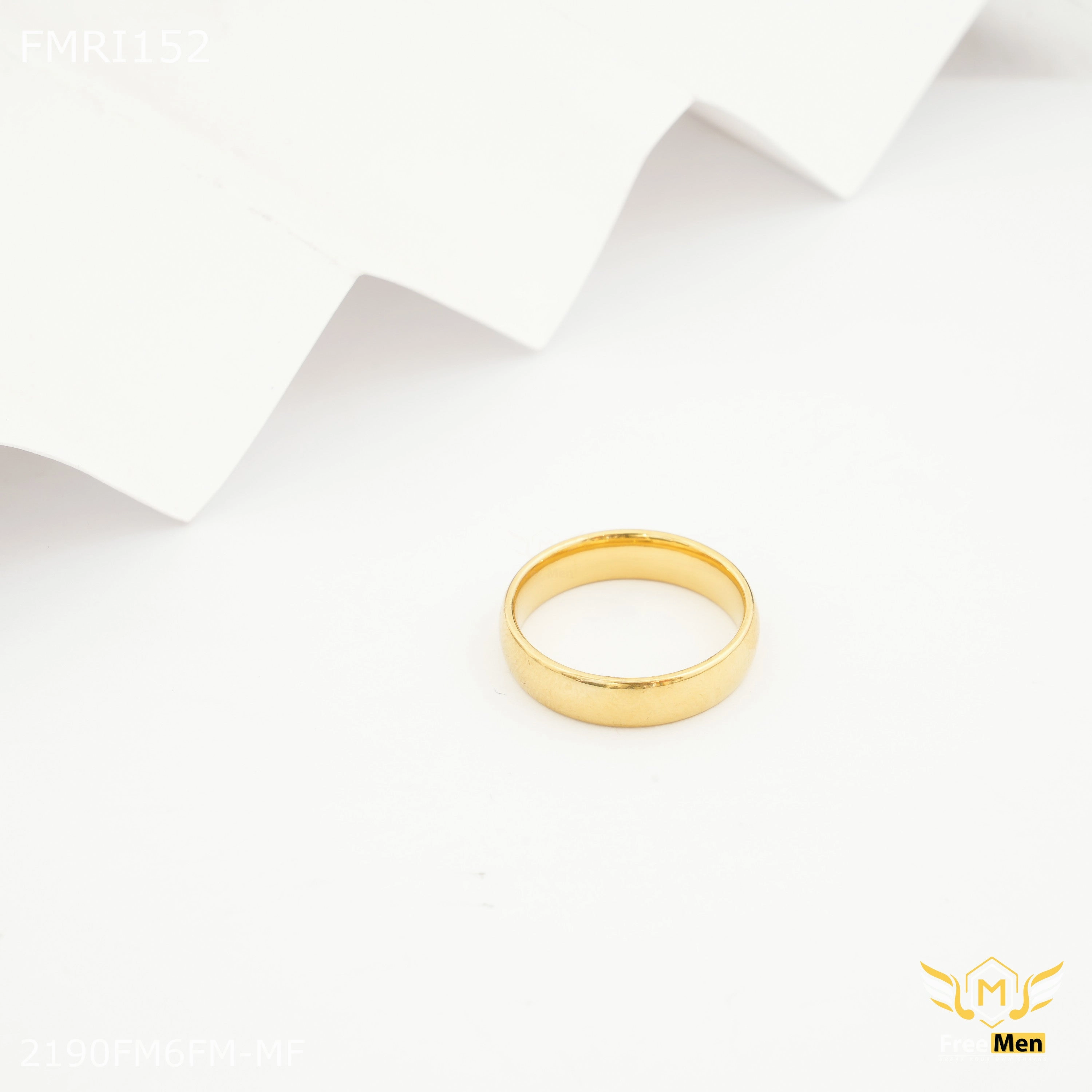 Freemen Classice Plane ring for men - FMRI152 Flawless Style