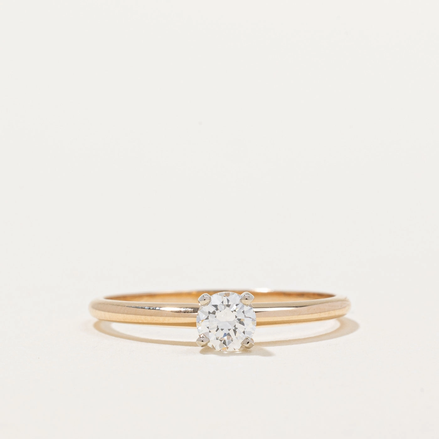 100 Ways' 14k Diamond Engagement Ring | 0.29ct VS1 G | SZ 6.25 | Vibrant Charm youth appeal