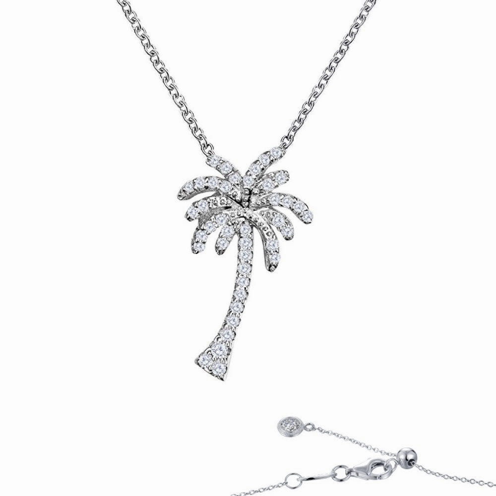 Lafonn Tropical Palm Tree Necklace Layered Spark