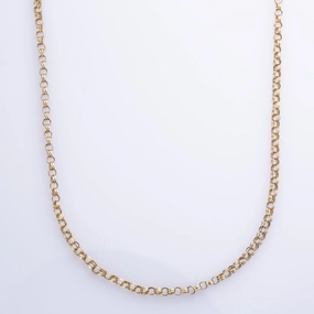 Delicate Craft 9k Yellow Gold Rolo Chain | 24" |