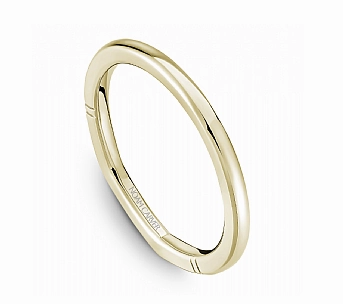 Beautiful Symbol Noam Carver Classic Wedding Ring in 14K Yellow Gold