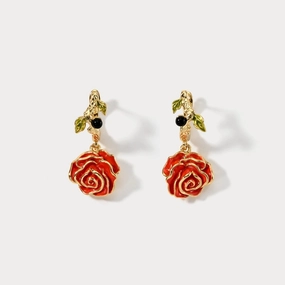 Rose Earrings Secure Must-Have