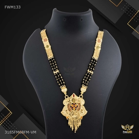 Daily Fit Designer Flower Golden Mangalsutra for women - FWM133