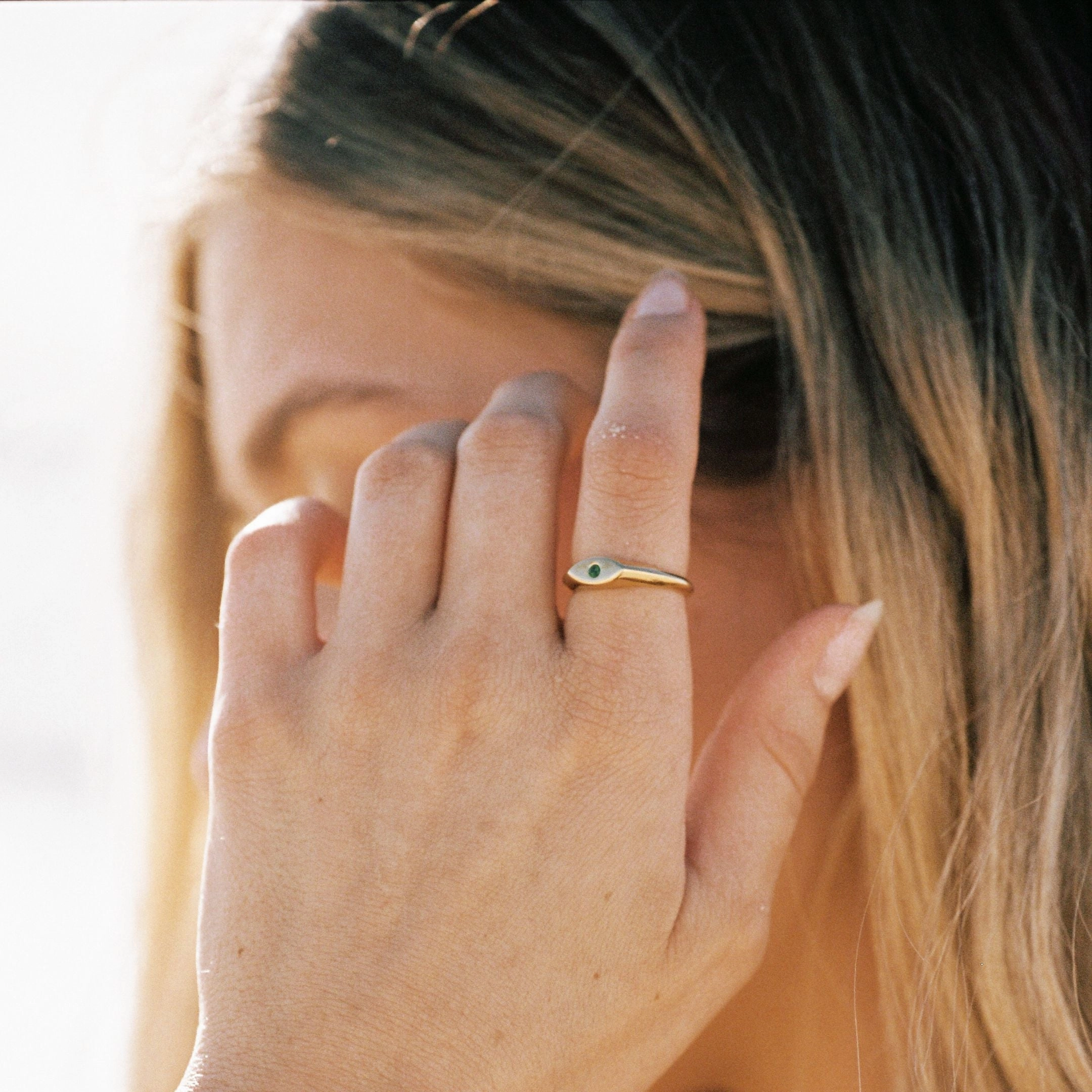 Ethereal Accent Sea Eye Ring