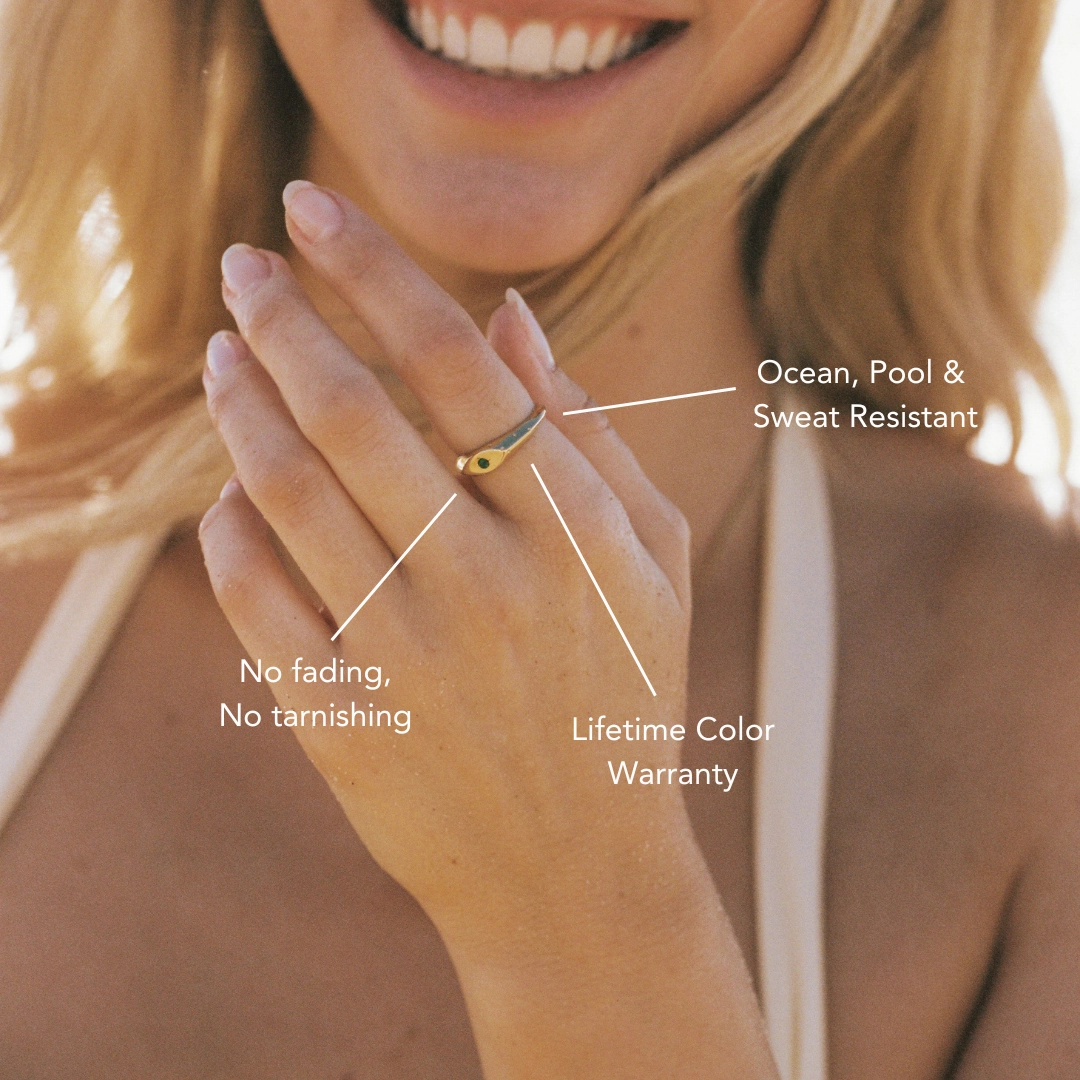 Chic Flair Sea Eye Ring