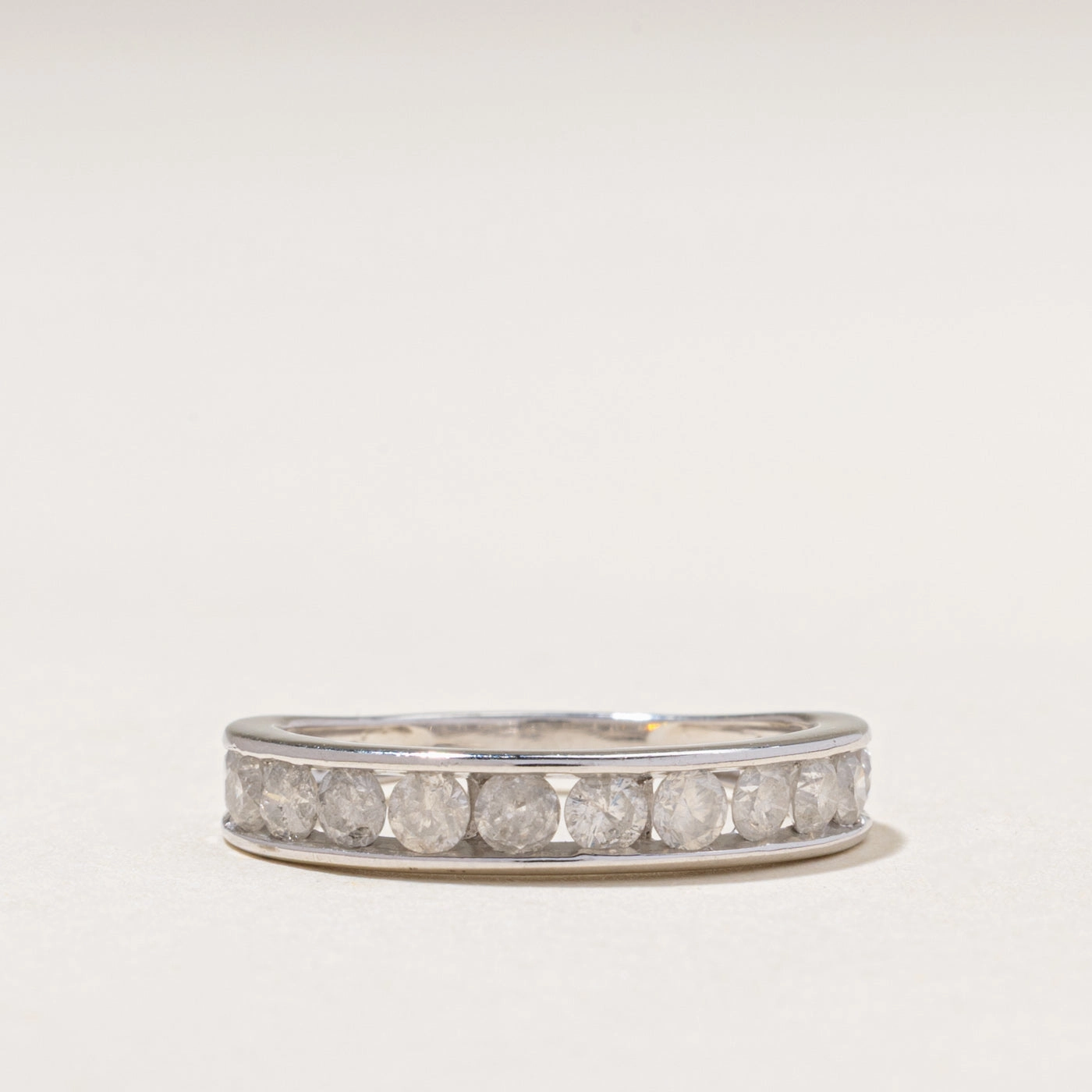 Sophisticated Charm Refined Fashion Semi Eternity Channel Set Diamond Band | 1.00ctw | SZ 7.25