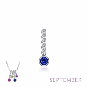 Glam Ready September Birthstone Love Pendant