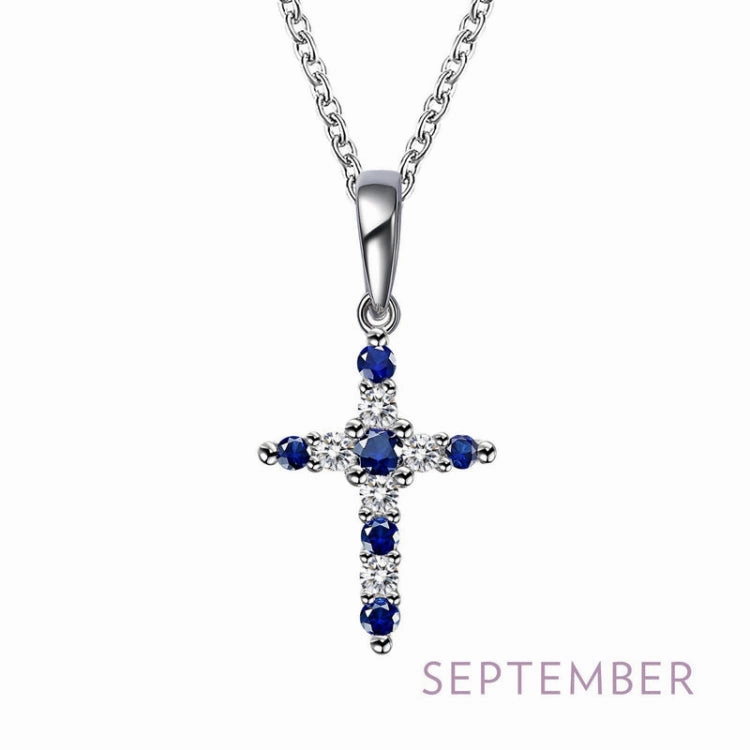 September Birthstone Necklace Bold Layer