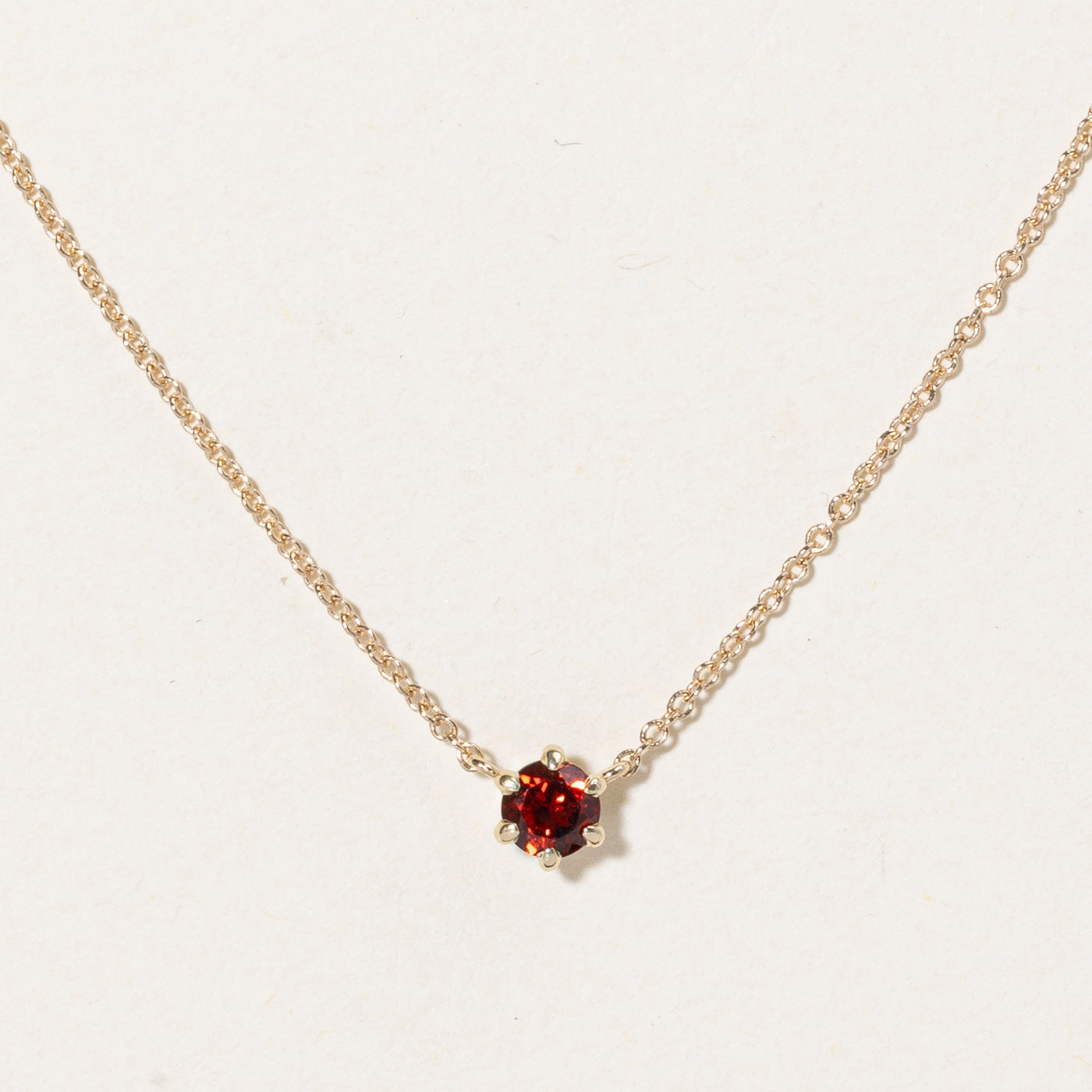 Artful Detail 100 Ways' Mozambique Garnet Pendant Necklace | 0.33ct | 18" |