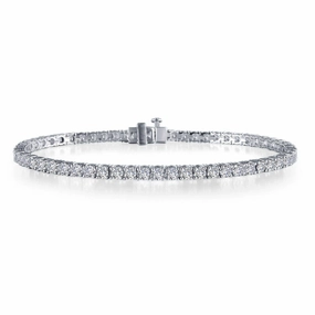 Dazzling Charm Classic Tennis Bracelet