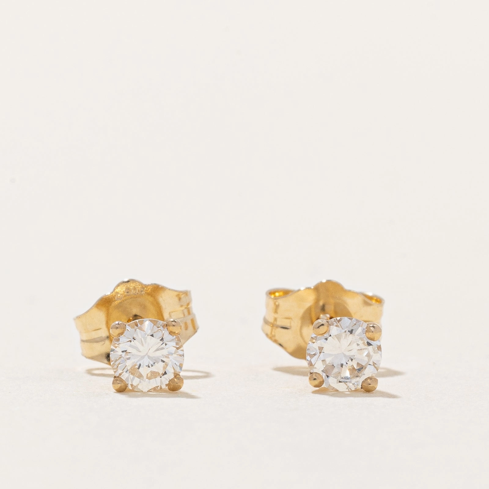 '100 Ways' Diamond Stud Earrings | 0.32ctw | Chic Pop Minimal Radiance