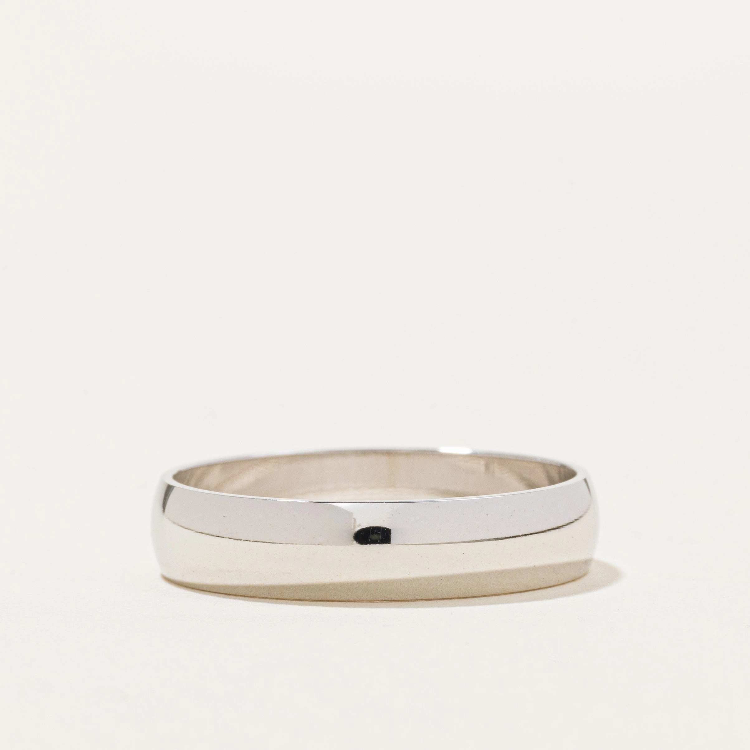 '100 Ways' 14k White Gold | 5.00mm | SZ 11 Cute Accent Bold Detail