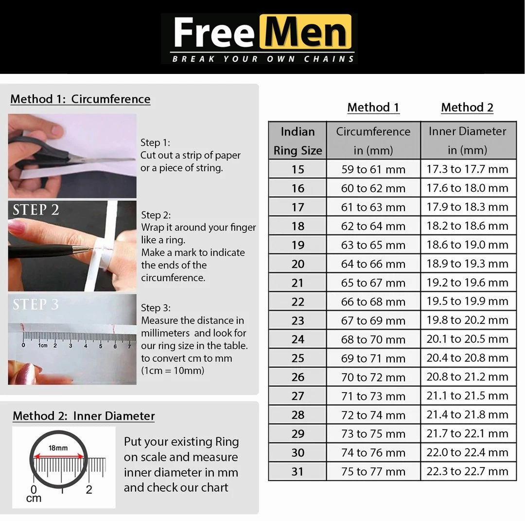 Freemen Square Red with AD Stone Golden Ring  - FMRI01 Party Finish Classic Glow