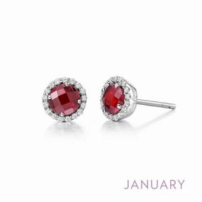 January Birthstone Earrings Casual Pair Classic Jewelry Design