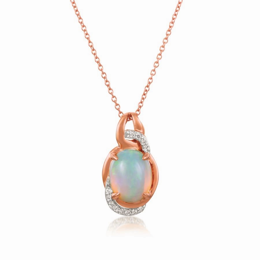 Lustrous Design Le Vian? Pendant featuring Neopolitan Opal?