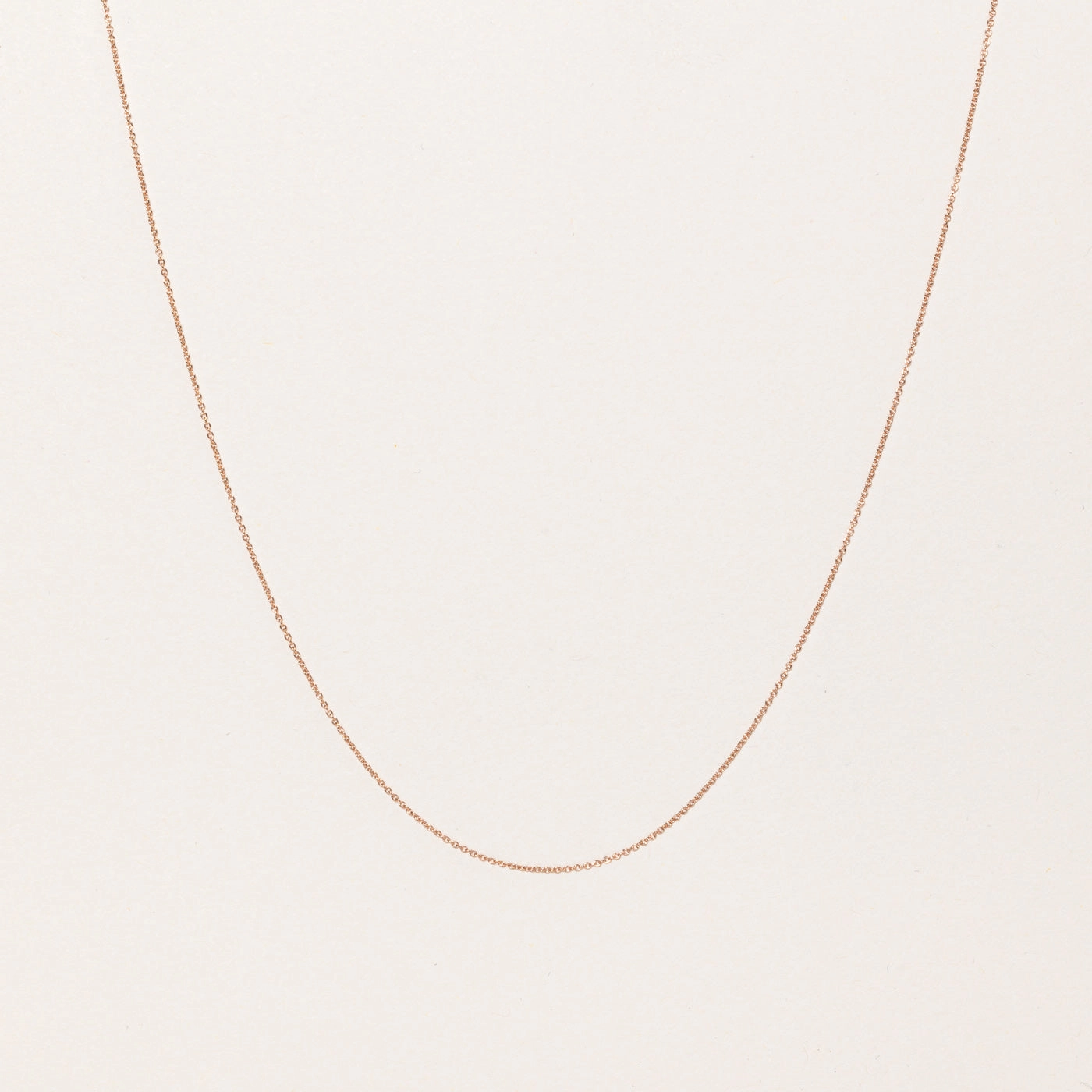 100 Ways' 14k Rose Gold Necklace | 18" | Delicate Accent