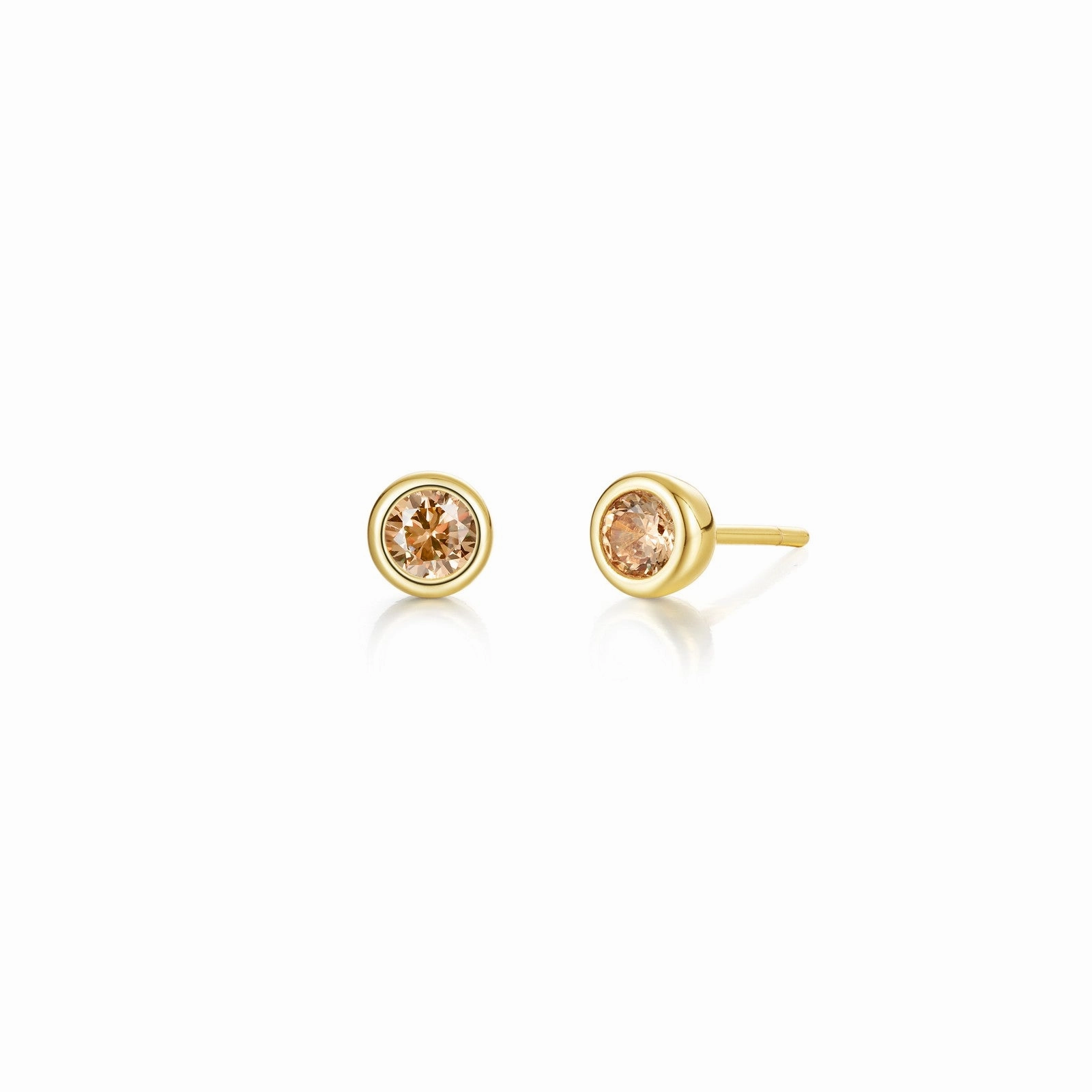 Lafonn November Bezel Birthstone Earrings Everyday Essential