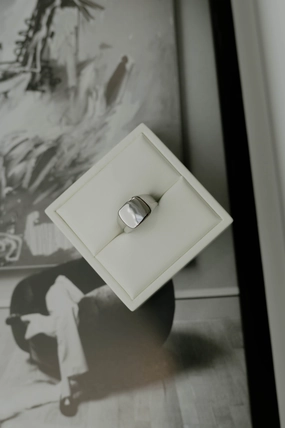 Signet Ring ?C Silver Gift For Her Crisp Detail