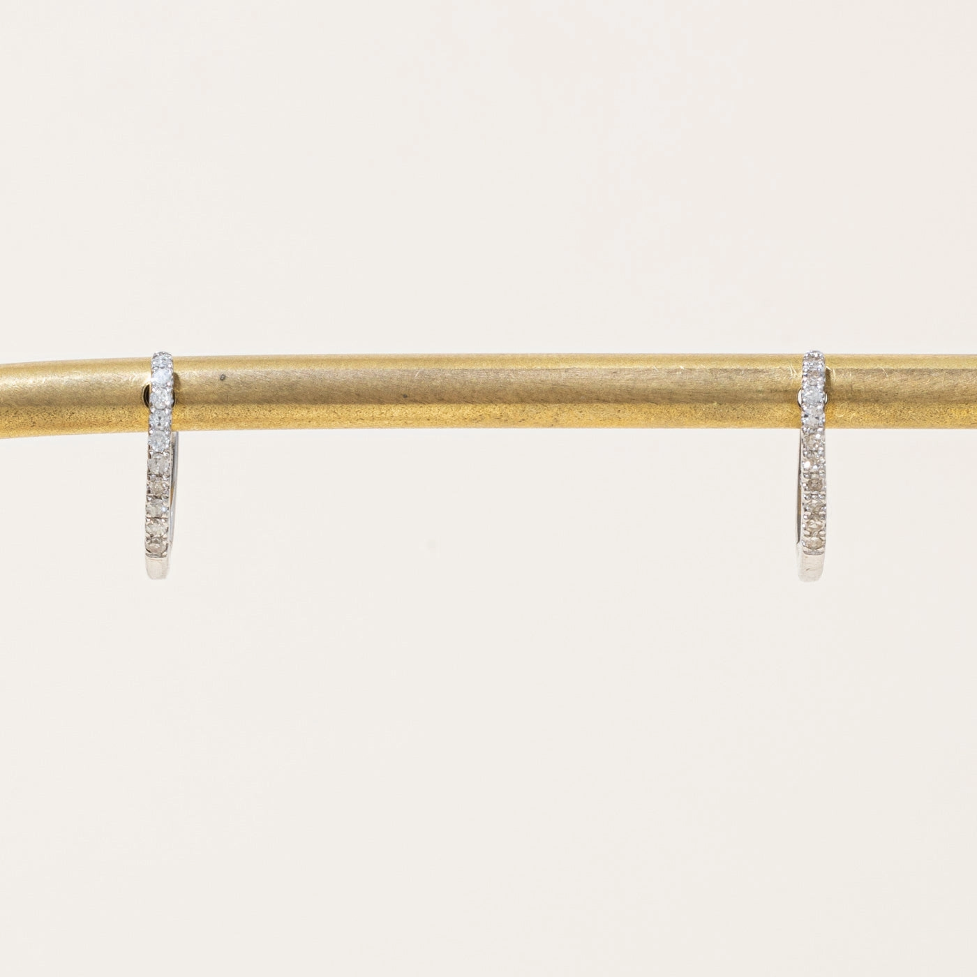 Classic Finish Understated Mood '100 Ways' Diamond Huggie Earrings | 0.10ctw |