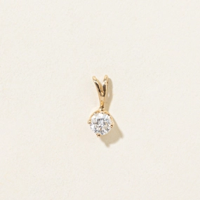 Radiant Moment Solitaire Diamond Pendant | 0.21ct