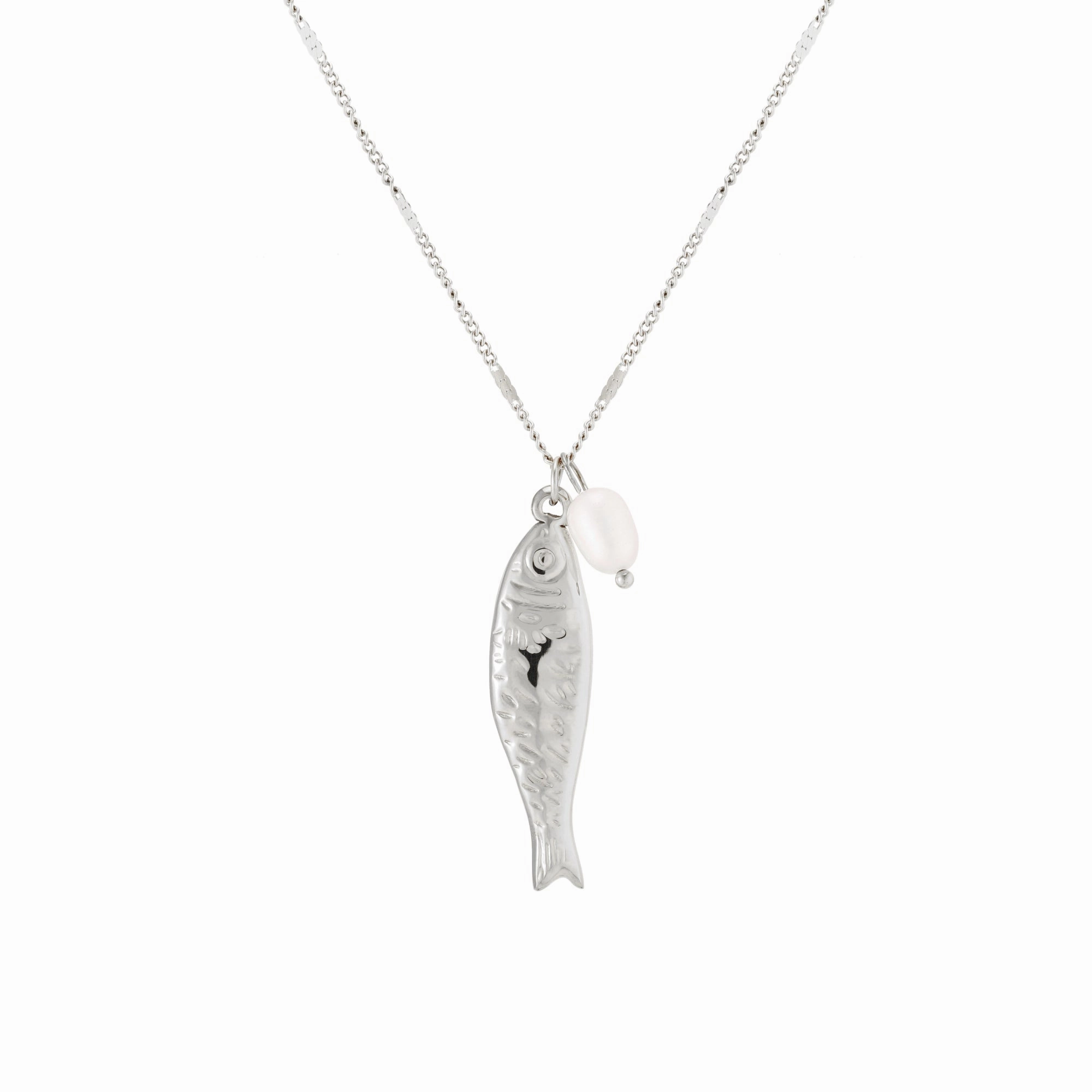 Unique Piece Graceful Piece Fish Necklace