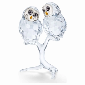 Swarovski Feathered Beauties Owl Couple Luxury feature