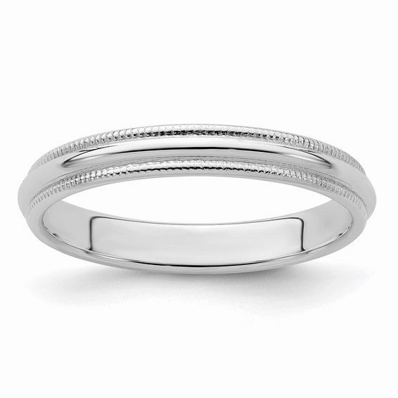 Sterling Silver Milgrain 3mm 4mm 5mm 6mm 7mm 8mm 9mm Wedding Band Promise Engagement Ring Thumb Toe Midi Minimalist Sizes 4-13.5. Timeless Appeal