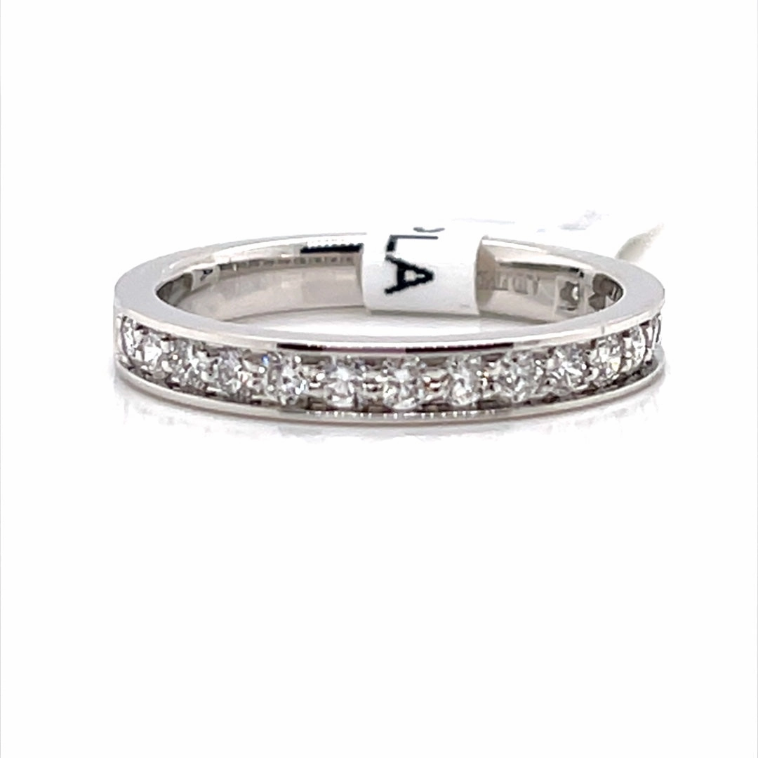 Trendsetter Jewelry Daytime Fashion Bremer Jewelry Channel Set Diamond Wedding Ring in Platinum (0.51ctw)