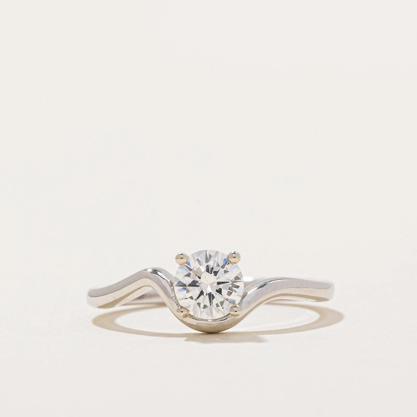 Occasion Style '100 Ways' GIA Certified Diamond Freeform Engagement Ring | 0.55ct | SZ 6.75 |