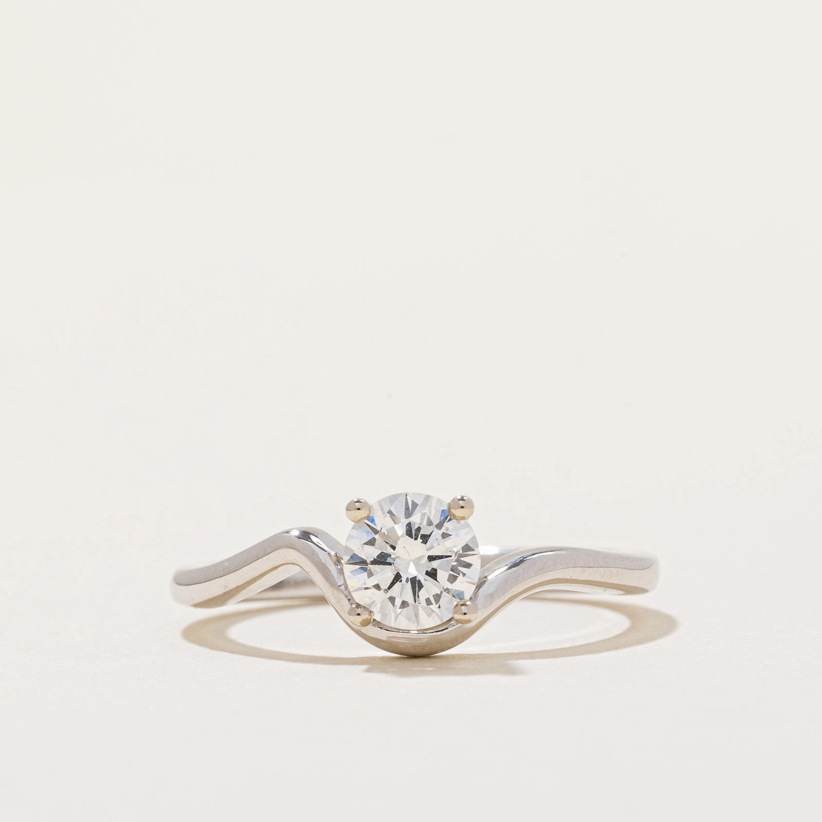 Grace Note '100 Ways' GIA Certified Diamond Freeform Engagement Ring | 0.55ct | SZ 6.75 |