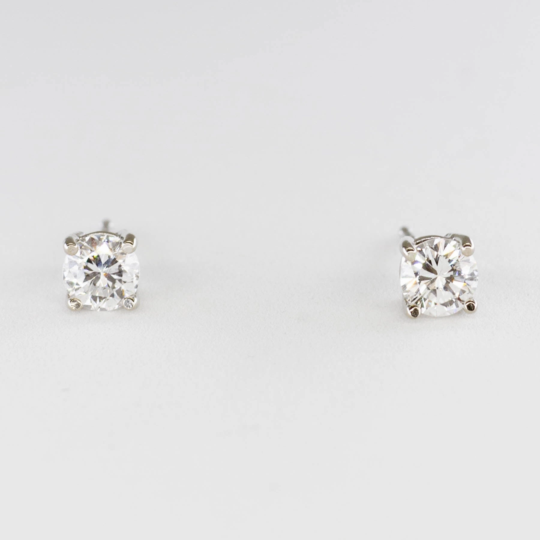 Timeless Look '100 Ways' White Gold Diamond Studs | 0.68 ctw SI G/H |