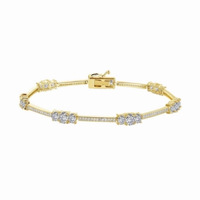 Stylish Station Bracelet Glow Mode Graceful Twist