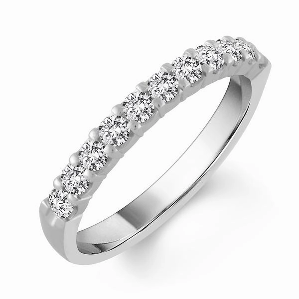 Best Seller Sun & Sky Prong Set Diamond Wedding Band, 1/10 ctw