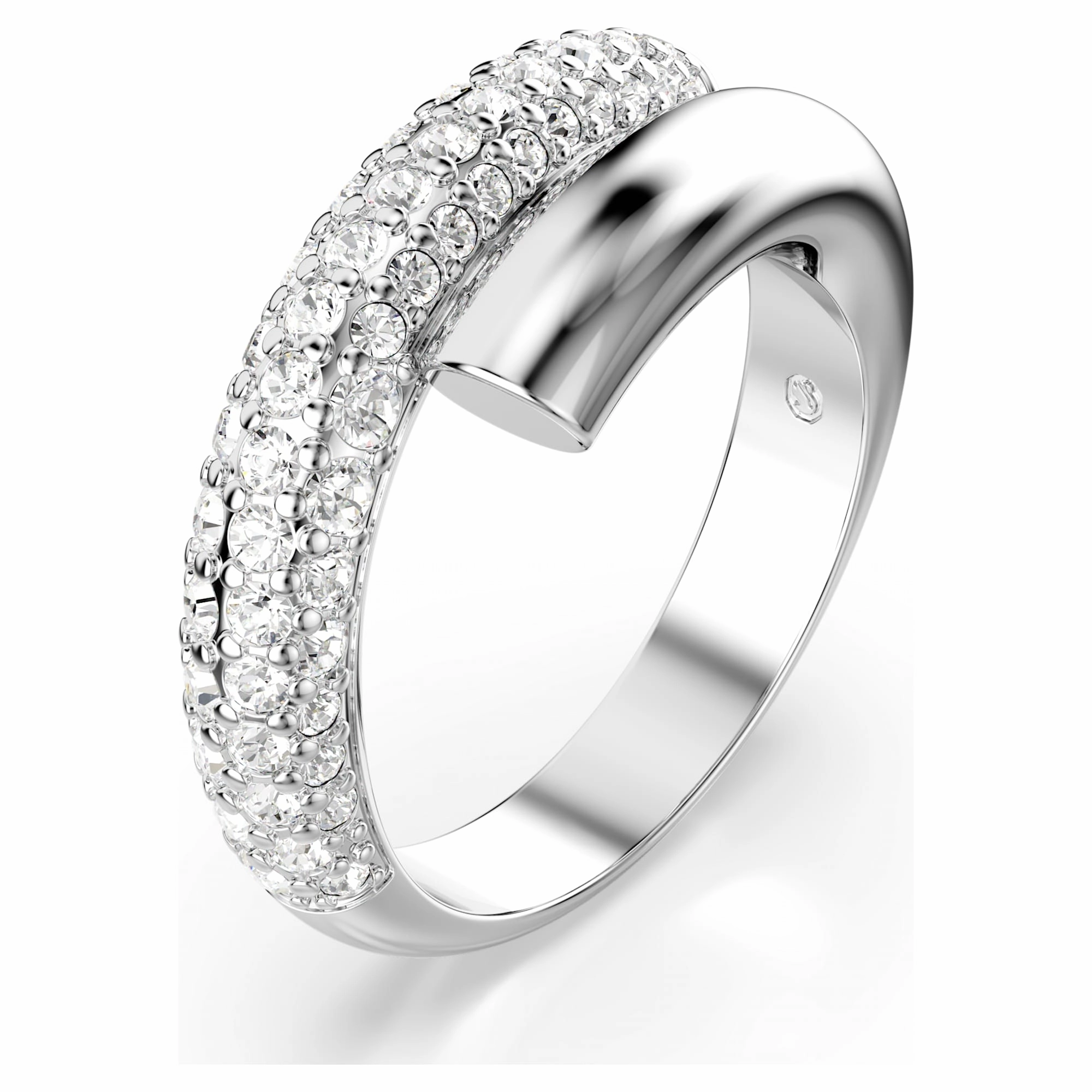 Sculpted Shape Layered Look Swarovski Dextera Ring