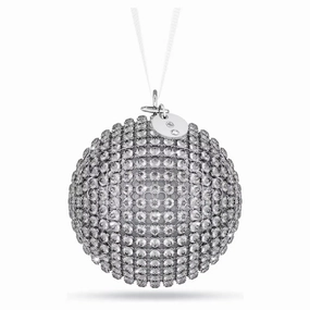 Dynamic Detail Handcrafted Craft Swarovski Holiday Magic Classics Crystal Mesh Ball Ornament