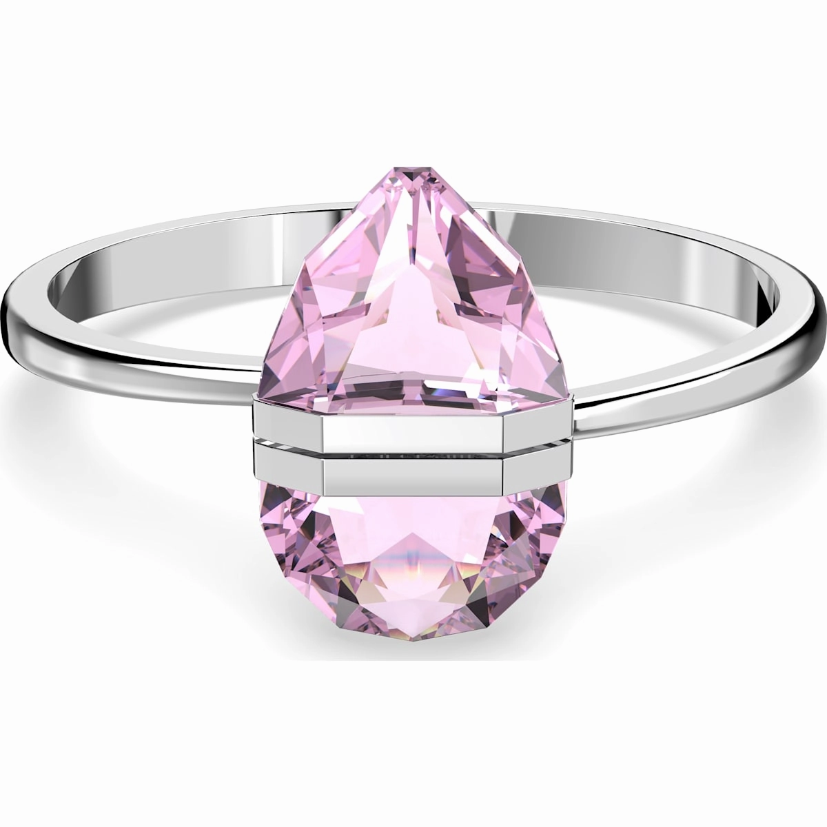 Swarovski Lucent Bangle, Pink Elegant Touch Pieces Polished Touch