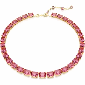Swarovski Millennia Necklace, Pink Glamorous Design