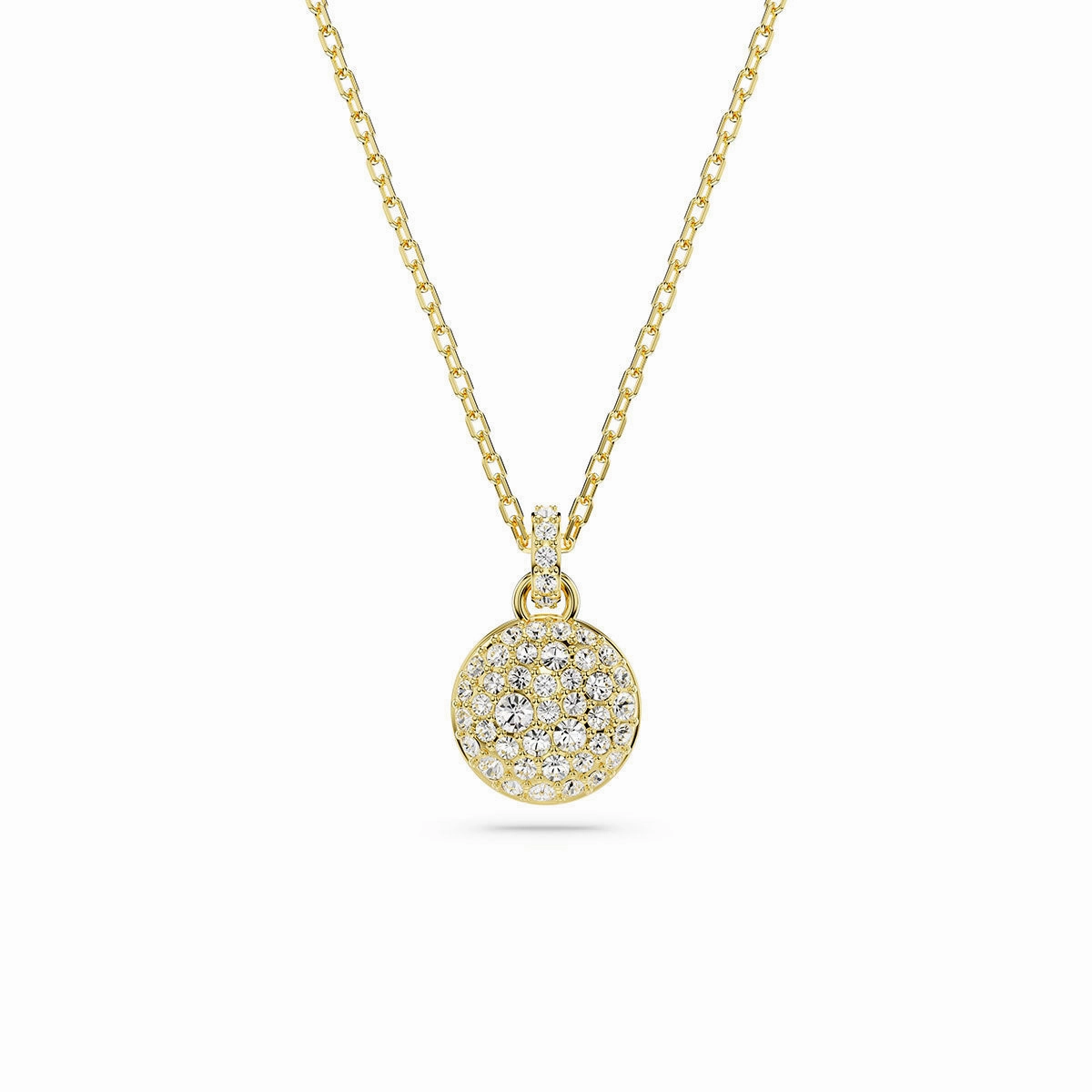 Swarovski Sublima Pendant - White, Gold-tone plated Petite Touch fashion lover